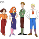 Illustration for article titled Heres How the Scooby Doo Crew Wouldve Dressed Through the 20th Century